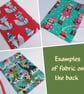 Christmas Gift Bags - Grumpy Cats reusable fabric mini sack - Image 8