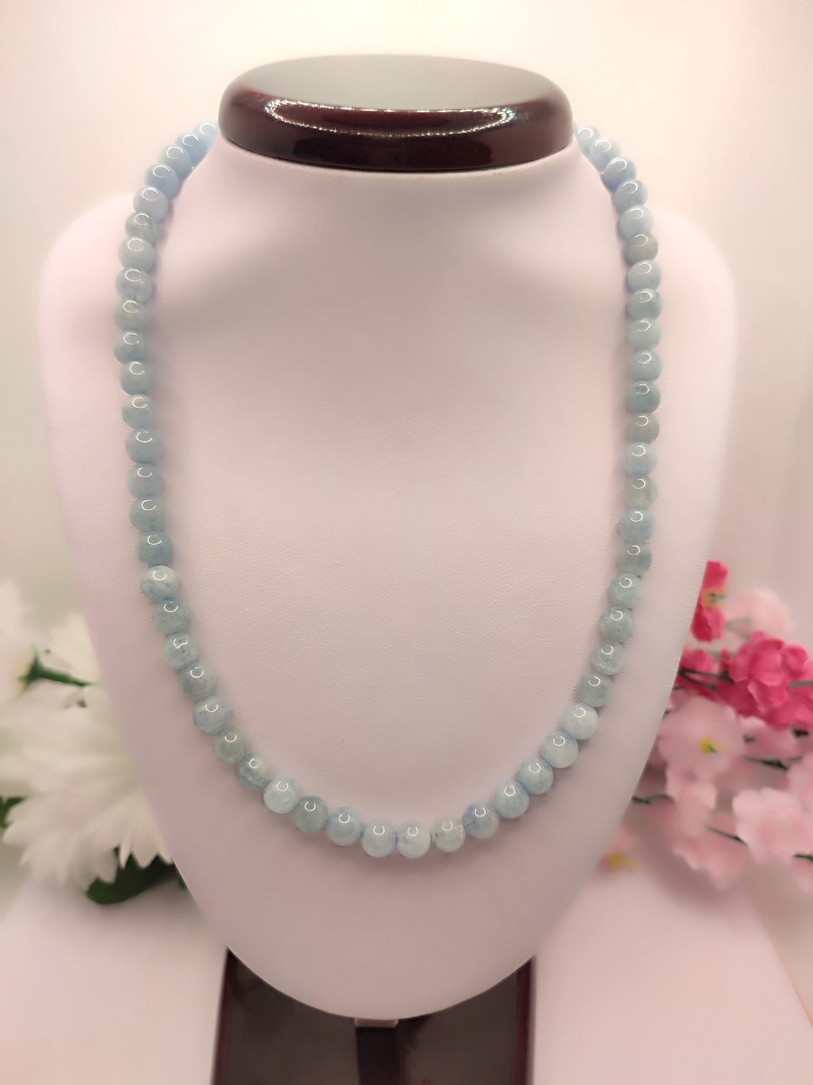 Aquamarine Gemstone Necklace