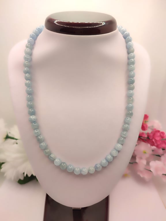 Aquamarine Gemstone Necklace