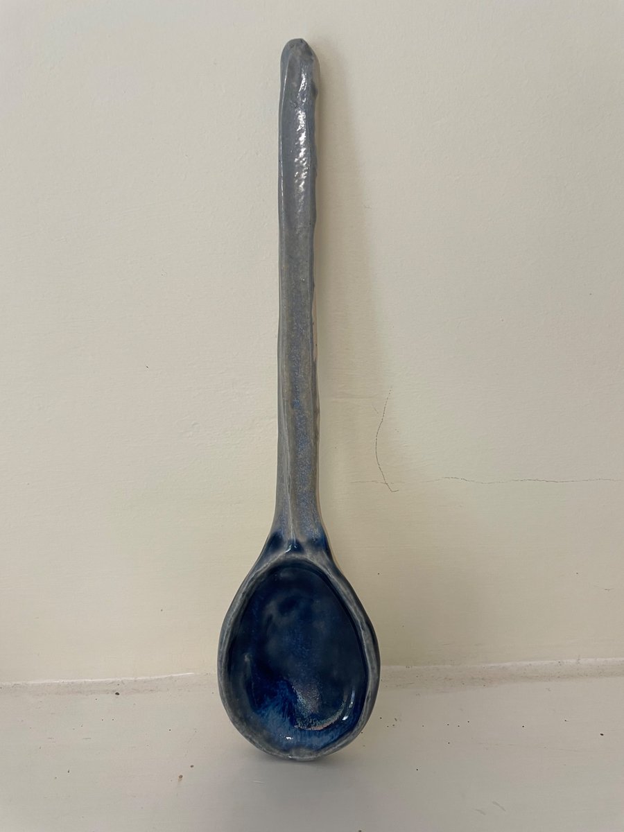Blue spoon
