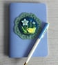 Hand Embroidered Little Bird Notebook and Pen Set  - Image 3