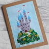 Tiny Castle Greetings Card