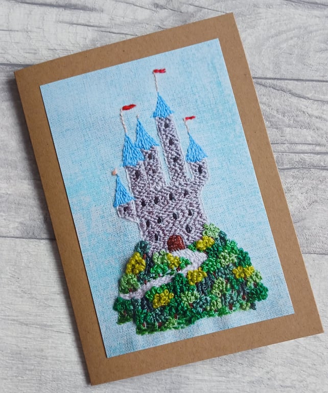 Tiny Castle Greetings Card