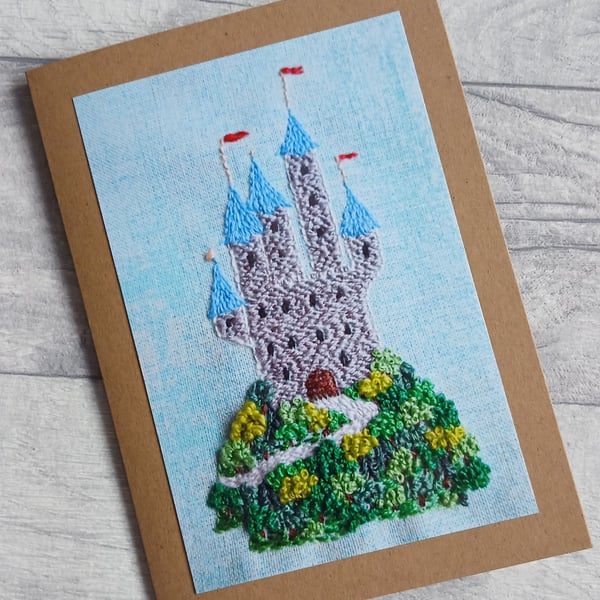 Tiny Castle Greetings Card