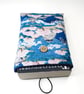 Handmade Book Protector - Mount Fuji and Sakura Japanese Cotton Book Sleeve  - Image 3