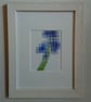 Small framed flower art prints, hand embellished with colour pencil - Image 8