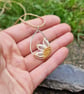 Micro macrame Daisy flower necklace - Image 8