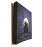 Cat Art - small acrylic painting of a moonlit scene with black cats in s tree - Image 6