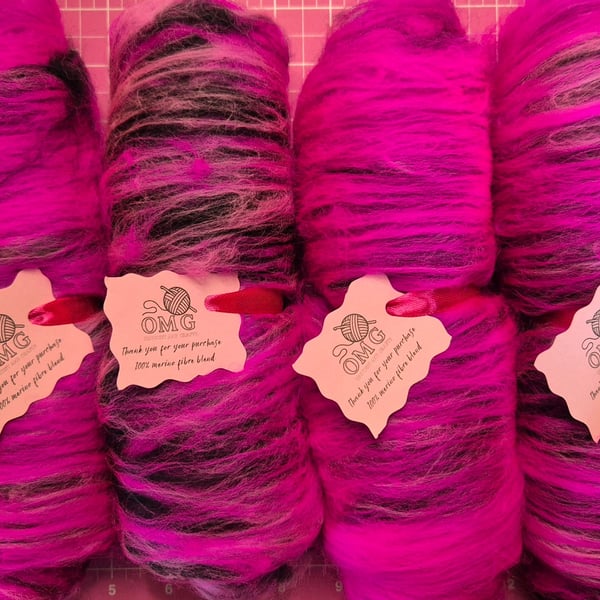 100g Hand Carded Merino Fibre Batts