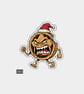 Unique Funny Christmas Sticker Xmas Decal For Adults - Angry Mince Pie
