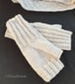 Knitted fingerless gloves, Merino wool mittens, Hand warmers, Gift for women  - Image 2