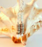 Aquamarine, Shell And Sterling Silver Earrings - Handmade In Devon - Free UK P&P - Image 9