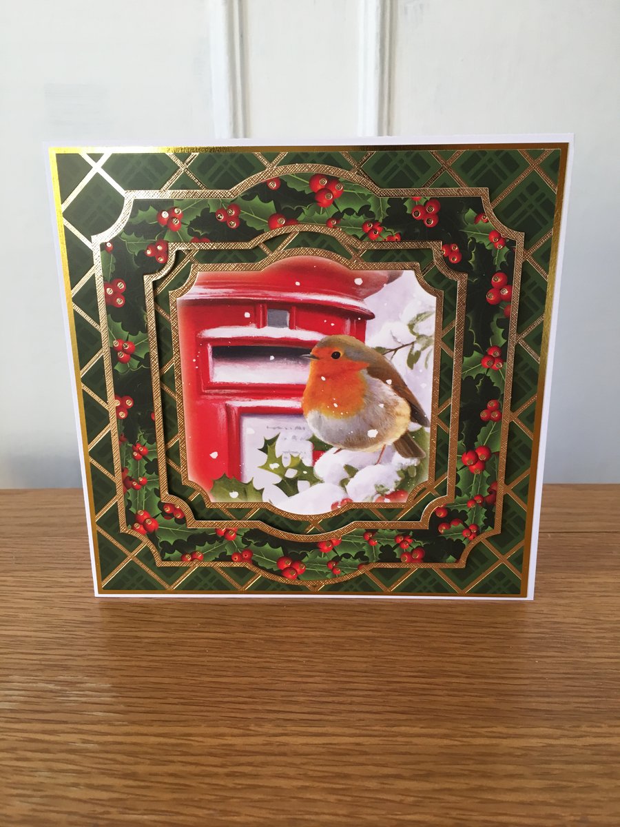 Robin Christmas Card   