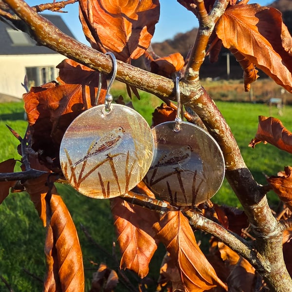 Snow Bunting Earrings 