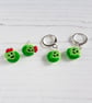 Christmas Brussel Sprout earrings CHOOSE YOUR STYLE - Image 1