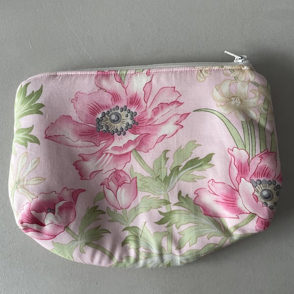 Handmade Floral Make-Up Bag