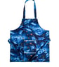 Handmade Children's Apron, Small Apron, Coloured Dolphin Design 3-5 yrs-CAPR15 - Image 2