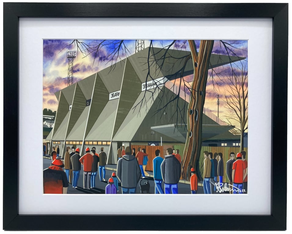 Gala F'dean, Framed & Unframed Art Print Rovers Football Club FC Stadium Gift
