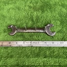 Key Rack, 4 Hooks, Upcycled Vintage Spanner