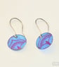 028 - Handmade Aluminium and Silver Reversible Earrings - Image 1