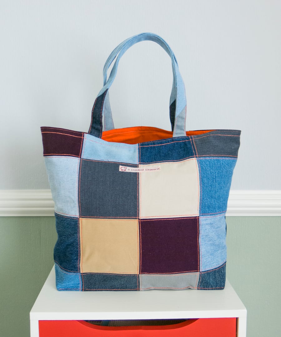 Denim Tote Bag