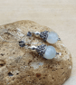 Moonstone cone earrings - Image 2