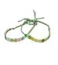 Glass Seed Bead Friendship Bracelet - Flowers - Image 9