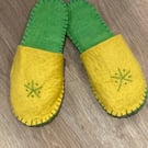 Handmade Wool Felt Slippers