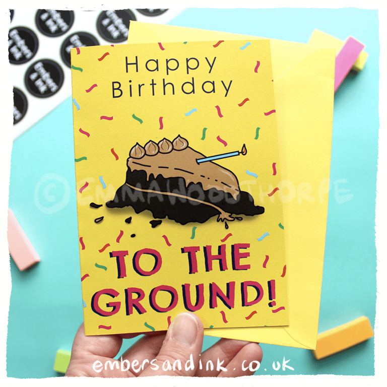 'Happy Birthday To The Ground' Lonely Island Inspired Greetings Card