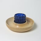 A snack and dip dish