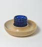 A snack and dip dish