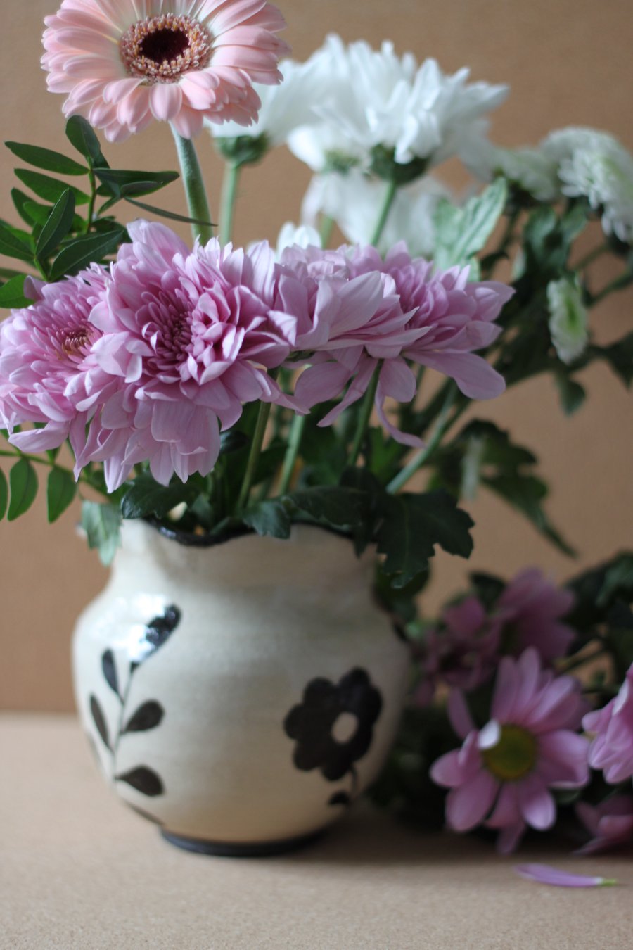 Handmade and Hand-painted Modern Vase