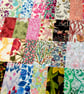 50 Liberty Fabric Scraps 2.5inch Squares : ALL DIFFERENT DESIGNS 