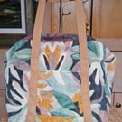 Velvet 'Mary Poppins' bag 