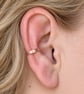 Copper Ear Cuff for Helix or Conch - Hammer Textured - 3mm  - Image 3