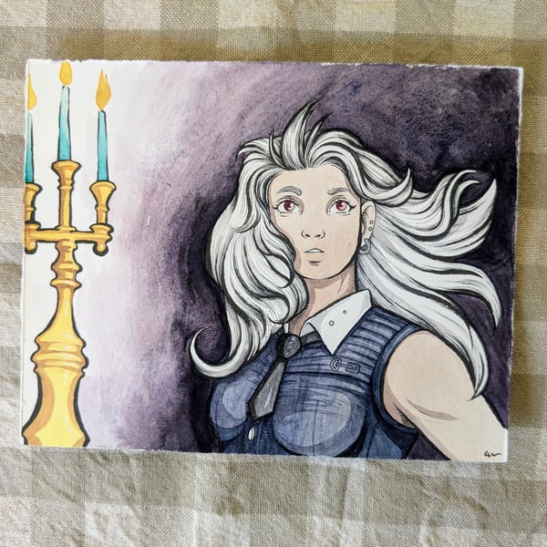Dorohedoro Anime Noi Character Original Illustration in Pen & Watercolor