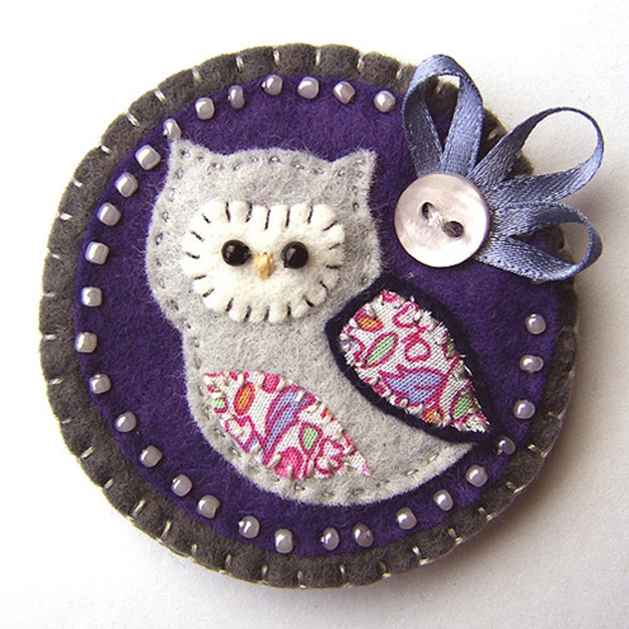 Owl Brooch