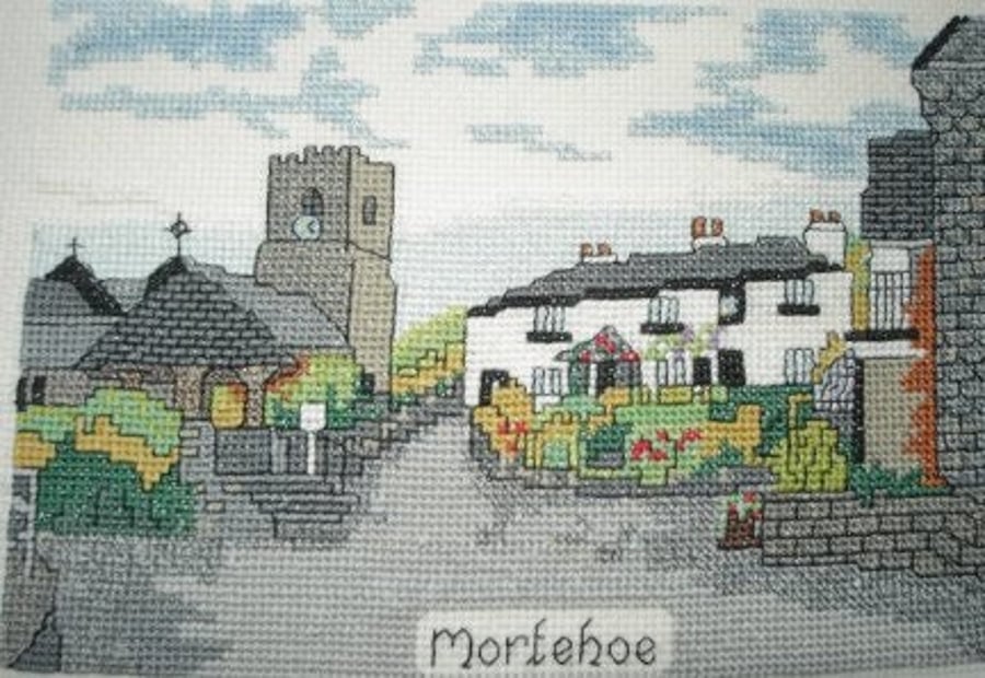 Mortehoe in Devon cross stitch chart