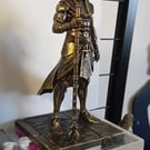 Anubis Holding a Crystal Staff