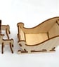 Santa Sleigh and Reindeer Decorations, DIY Crafts - Image 4