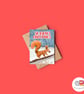 Red Squirrel Christmas Card, A6 Christmas Card, Cute Animal Christmas Card