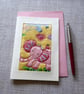 Individually Hand Crafted Textile Blank Card - Image 1