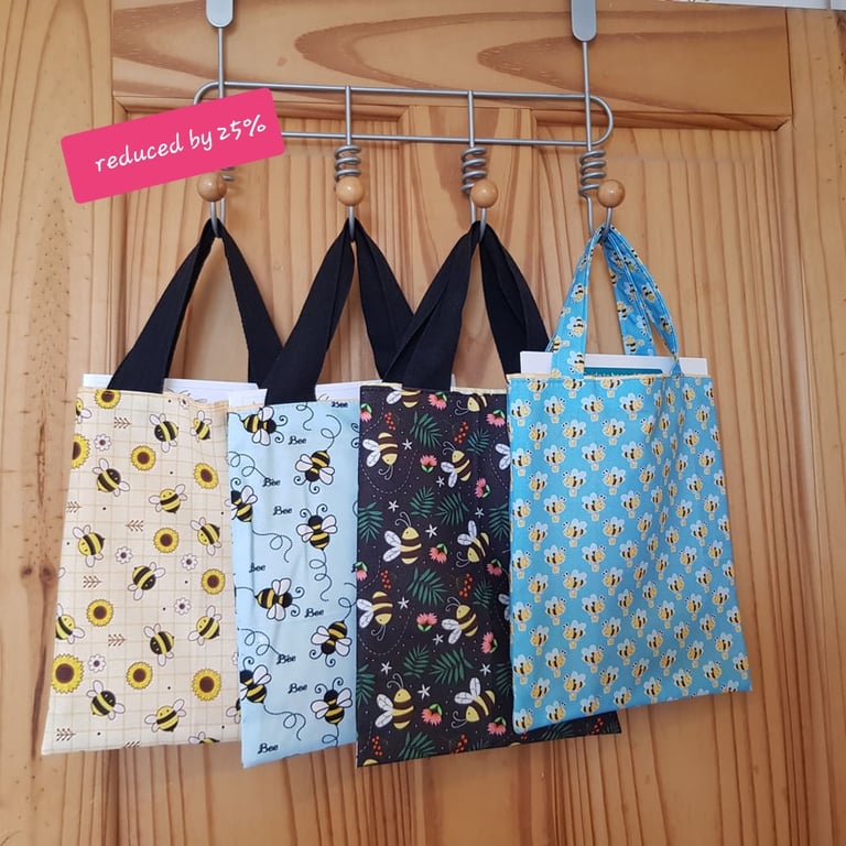 Busy Bee bags with bee ID chart & activity sheet 