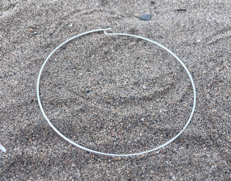 Silver Plate Choker Necklace 