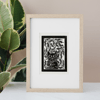 Jungle Cat A6 Print
