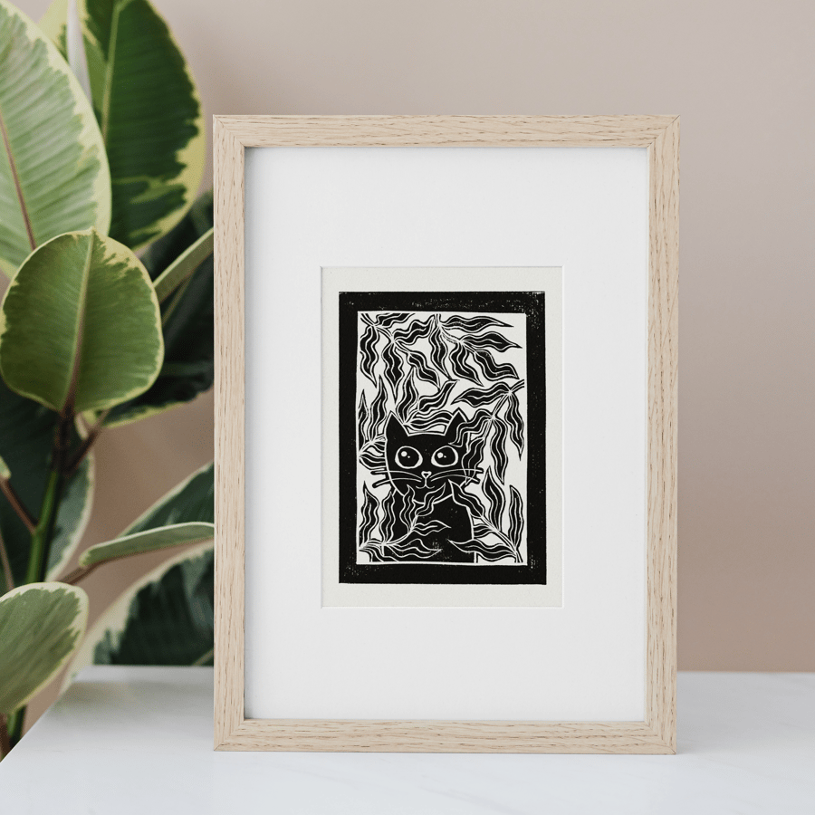 Jungle Cat A6 Print
