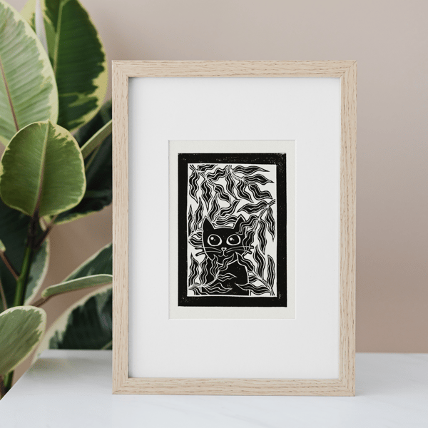 Jungle Cat A6 Print