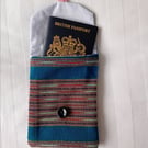 Small purse, pouch, bag. Multipurpose. Passport cover. Make up storage. 