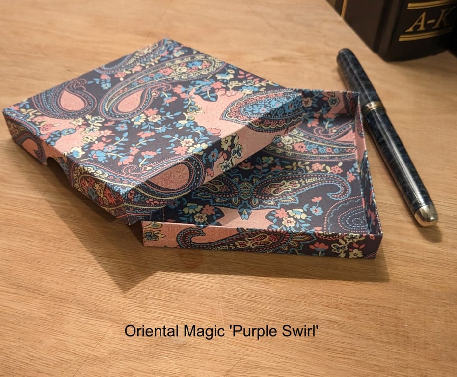 'Oriental Magic' - Set of four ultra-thin gift boxes with separate lids