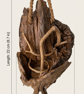Wall Mounted Wood Vase for Dried Flowers, Handmade Rustic Wall Decor - Image 7